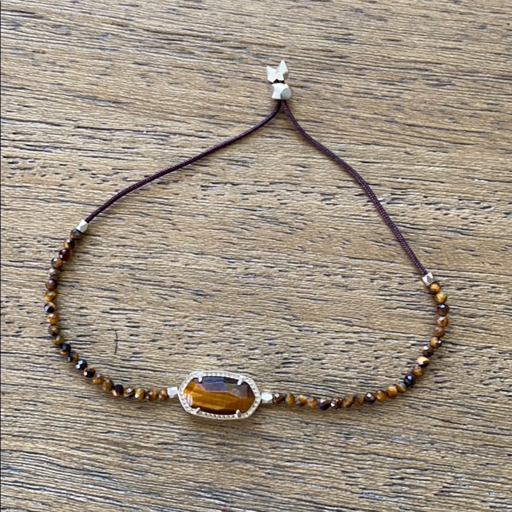 Kendra Scott Elaina Bracelet Tigers Eye